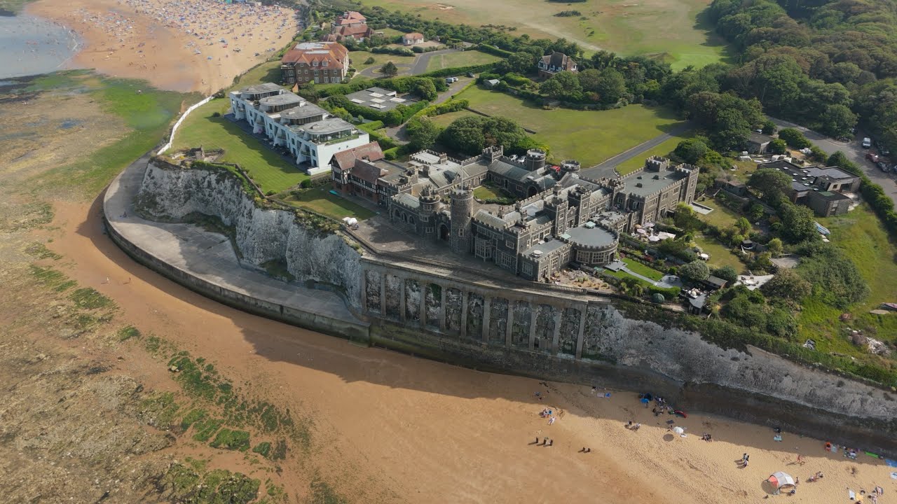 Joss Bay, Kingsgate Bay & Kingsgate Castle | Aerial Views of Kent&rsquo;s Coastal Landmarks