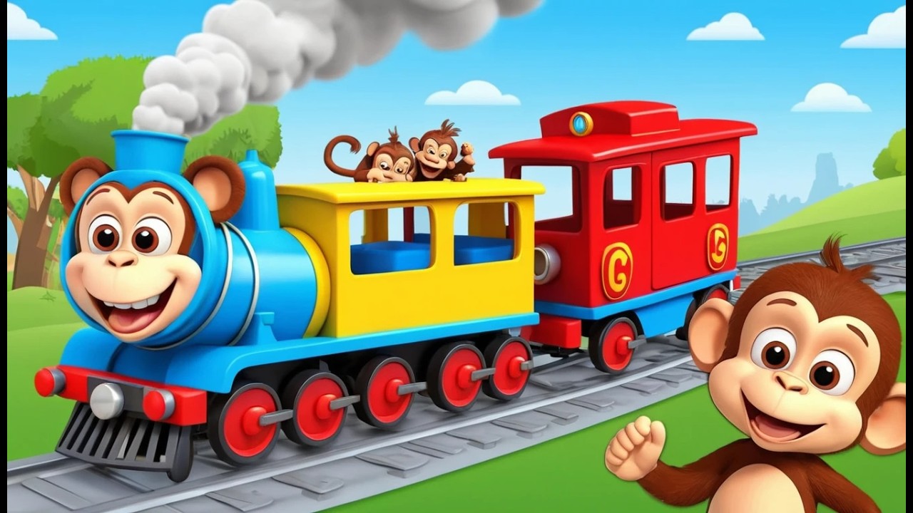 Un singe devient conducteur de train