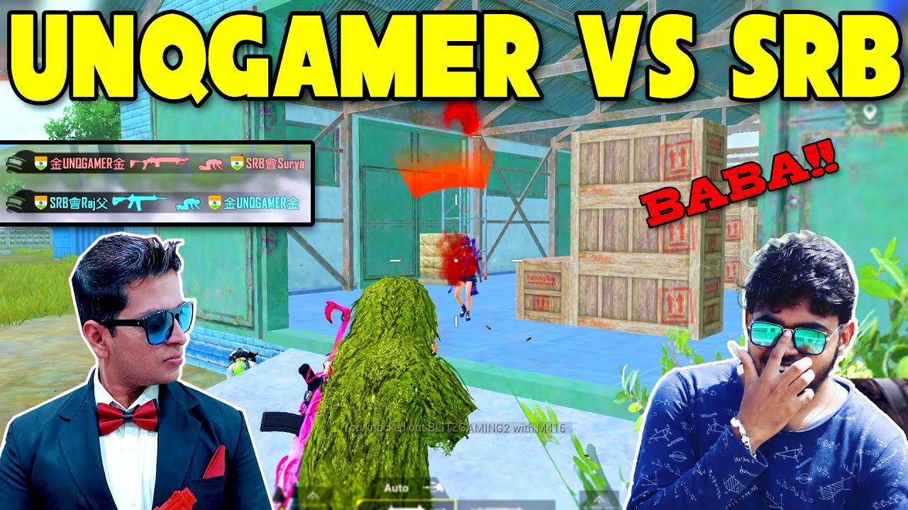 Baniyan BABA vs SRB Intense Fight - Wiping UNQ Gamer Squad🔥