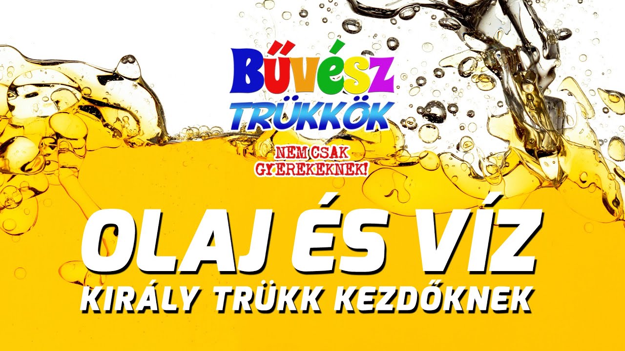 OLAJ ÉS VÍZ RUTIN KEZDŐKNEK | Egy nagyon király kártyatrükk