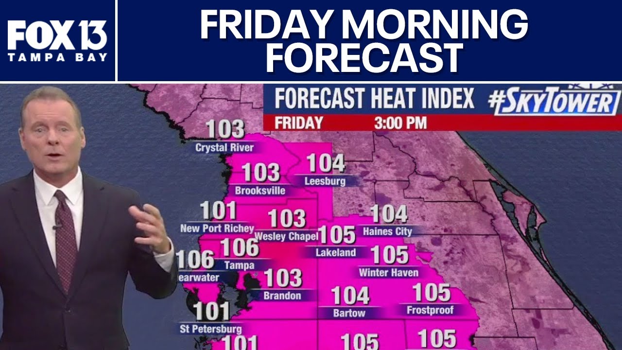 Tampa weather | Friday forecast