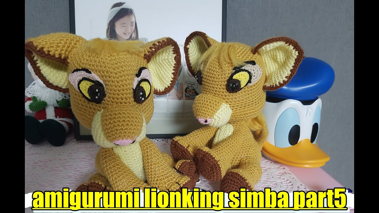 amigurumi lion king simba part5
