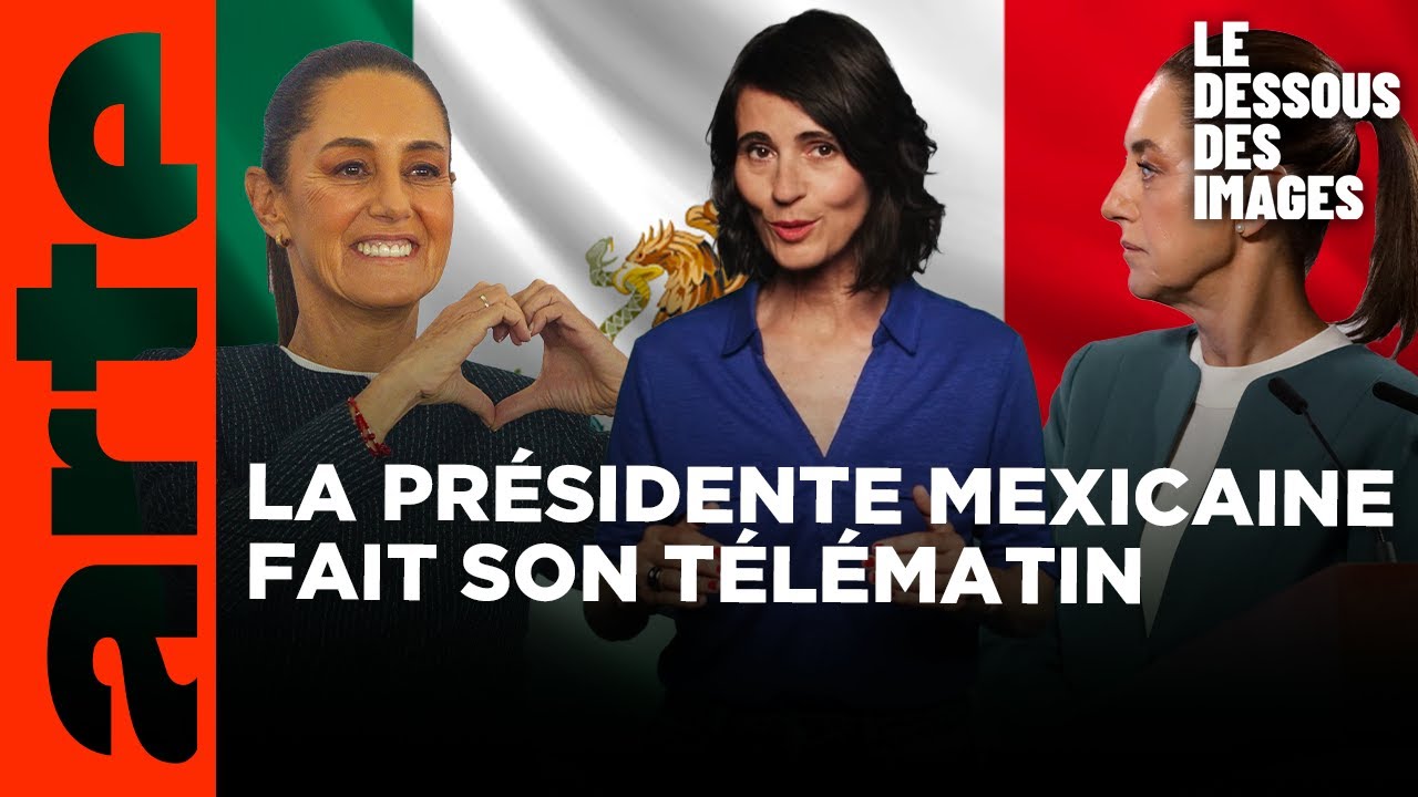 Mexique : Claudia Sheinbaum anime un programme TV quotidien - Le dessous des images - ARTE