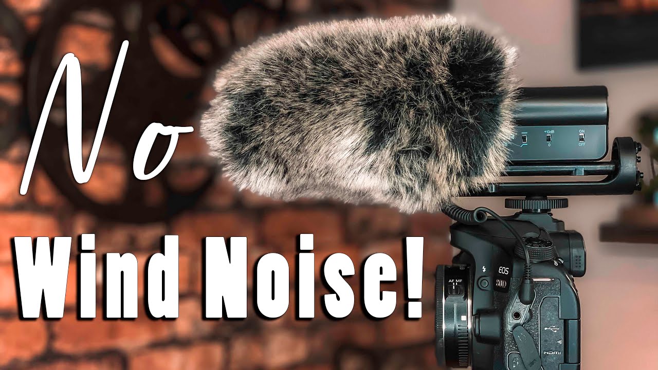 How To Eliminate Wind Noise With Neewer Dead Cat Wind Screen