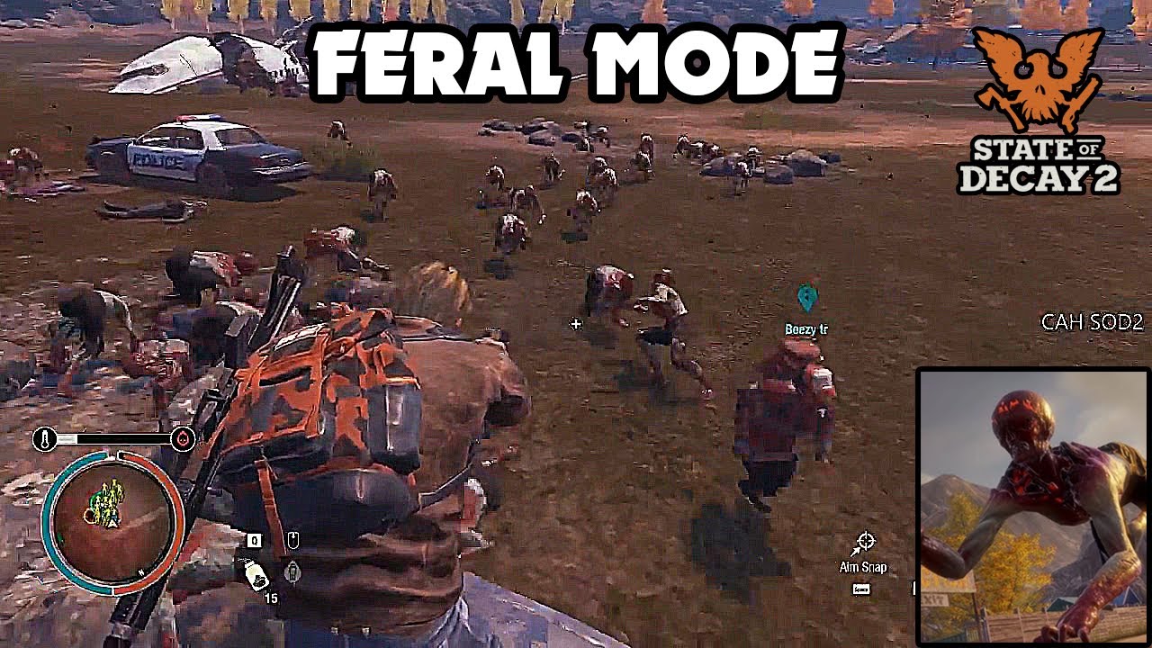 MOD SOD2 MULTIPLAYER! ALL ZOMBIES BECOME FERAL - State of Decay 2