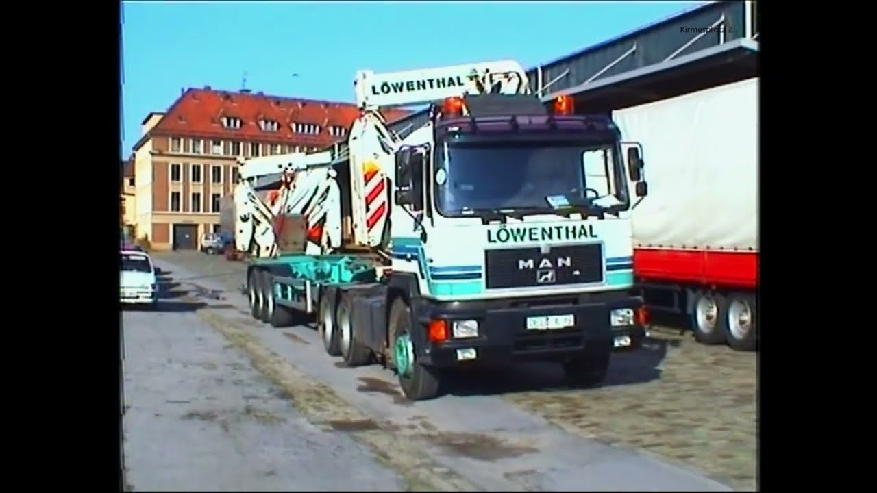 Kirmes Historie ( 68 ) - Oldenburg - Kramermarkt 1999 Aufbau 1/3 🎠🎠🎠