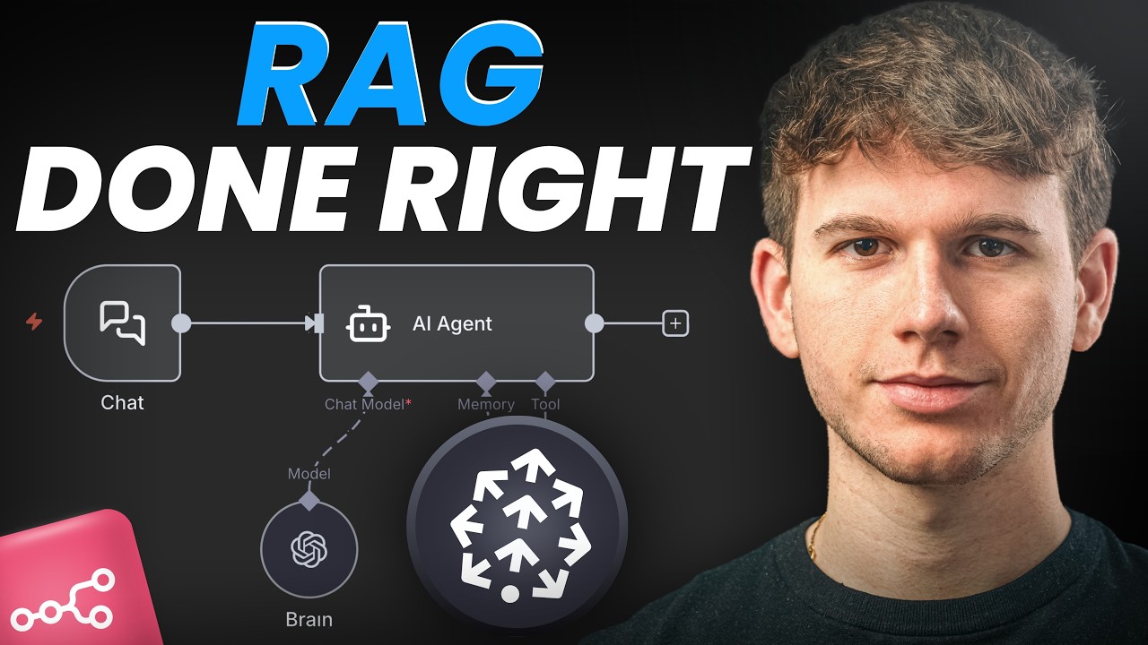 НОВЫЙ способ создания агентов RAG за считанные минуты (руководство n8n)
