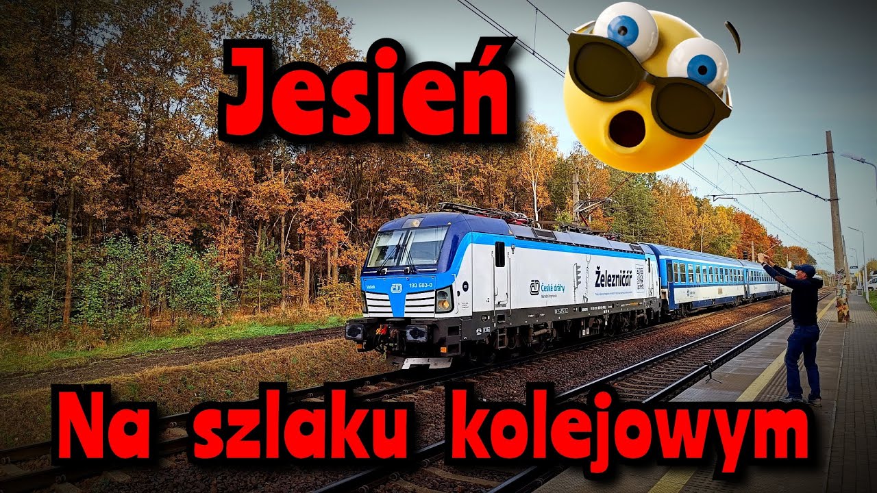 POCIĄGI W BARWACH JESIENI, STACJA TYCHY ŻWAKÓW #vlog