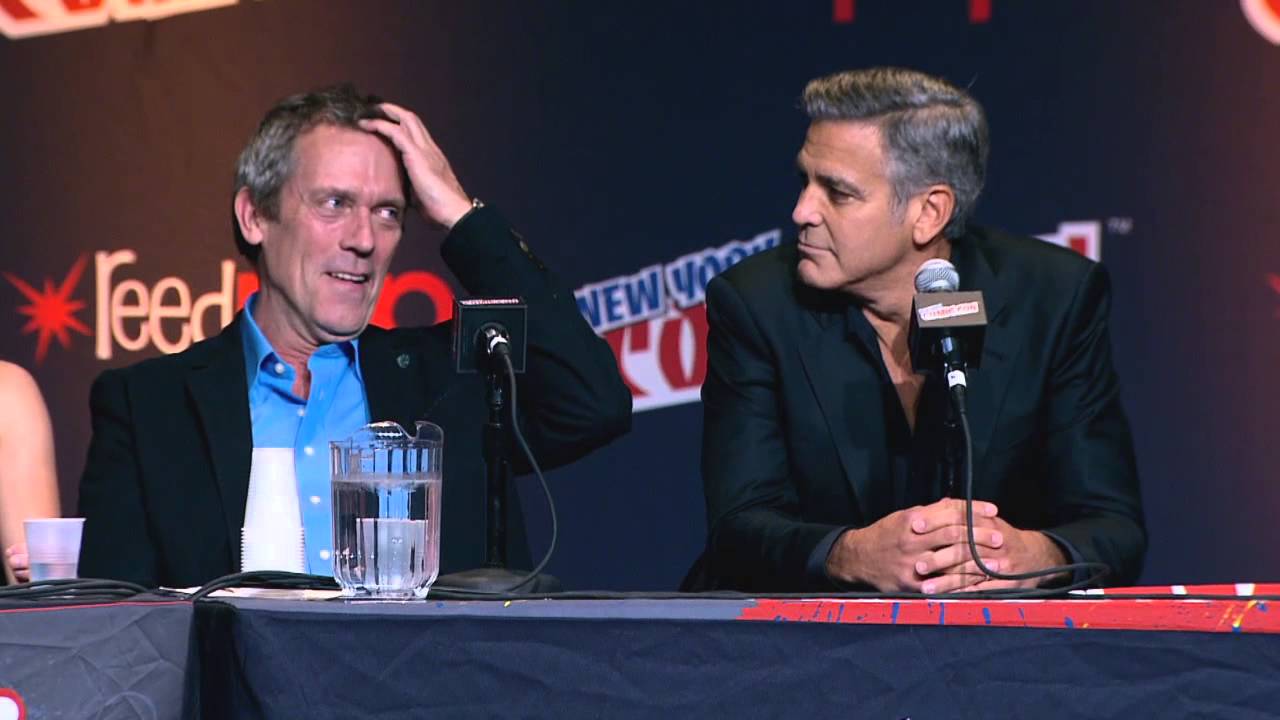 Tomorrowland: George Clooney & Hugh Laurie New York Comic Con Panel Soundbites | ScreenSlam