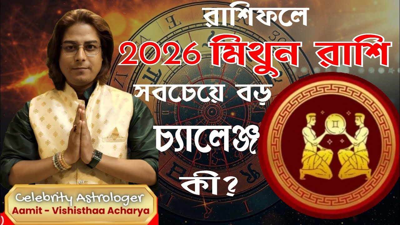 মিথুন রাশির সিদ্ধান্তই বদলাবে দিক ♊ | Mithun Rashifal 2026 | Gemini Horoscope 2026 Bangla