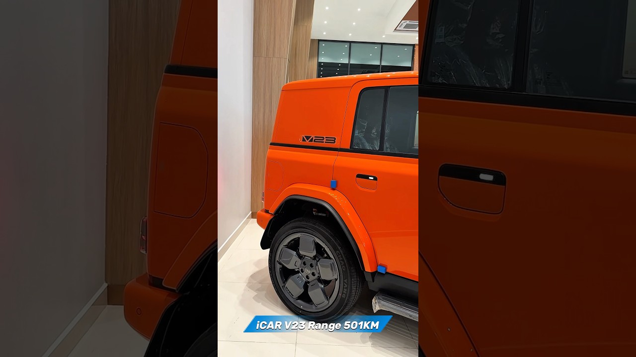 iCAR V23 EV 2025 Review orange