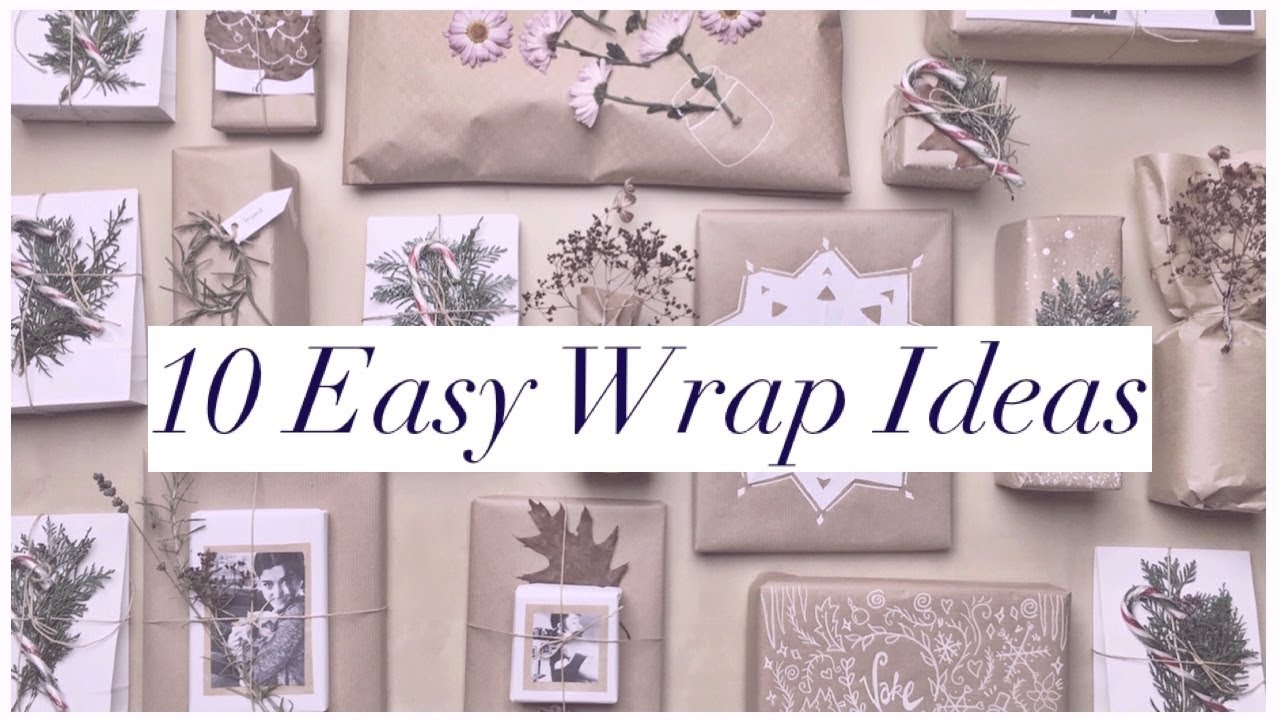 10 Easy Natural Gift Wrapping Ideas
