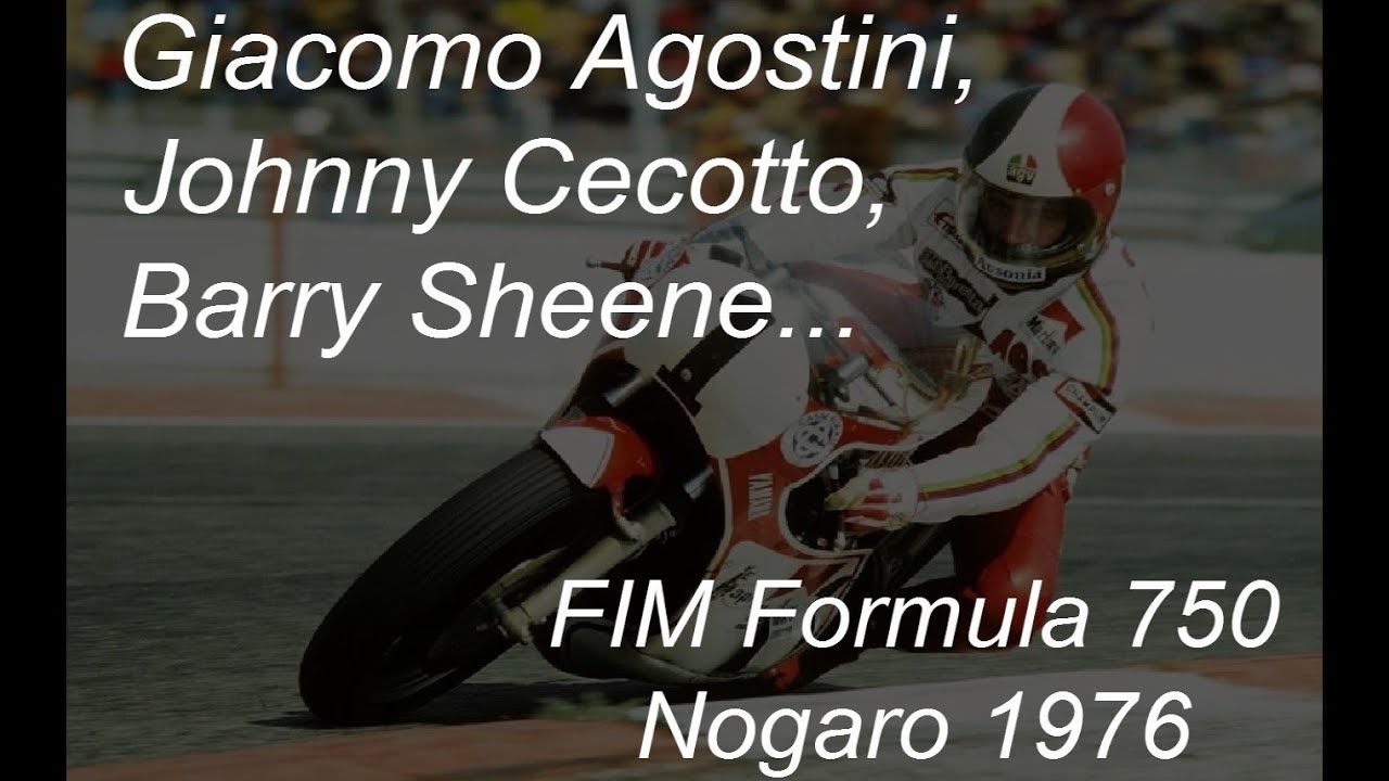 Giacomo Agostini, Johnny Cecotto, Barry Sheene...