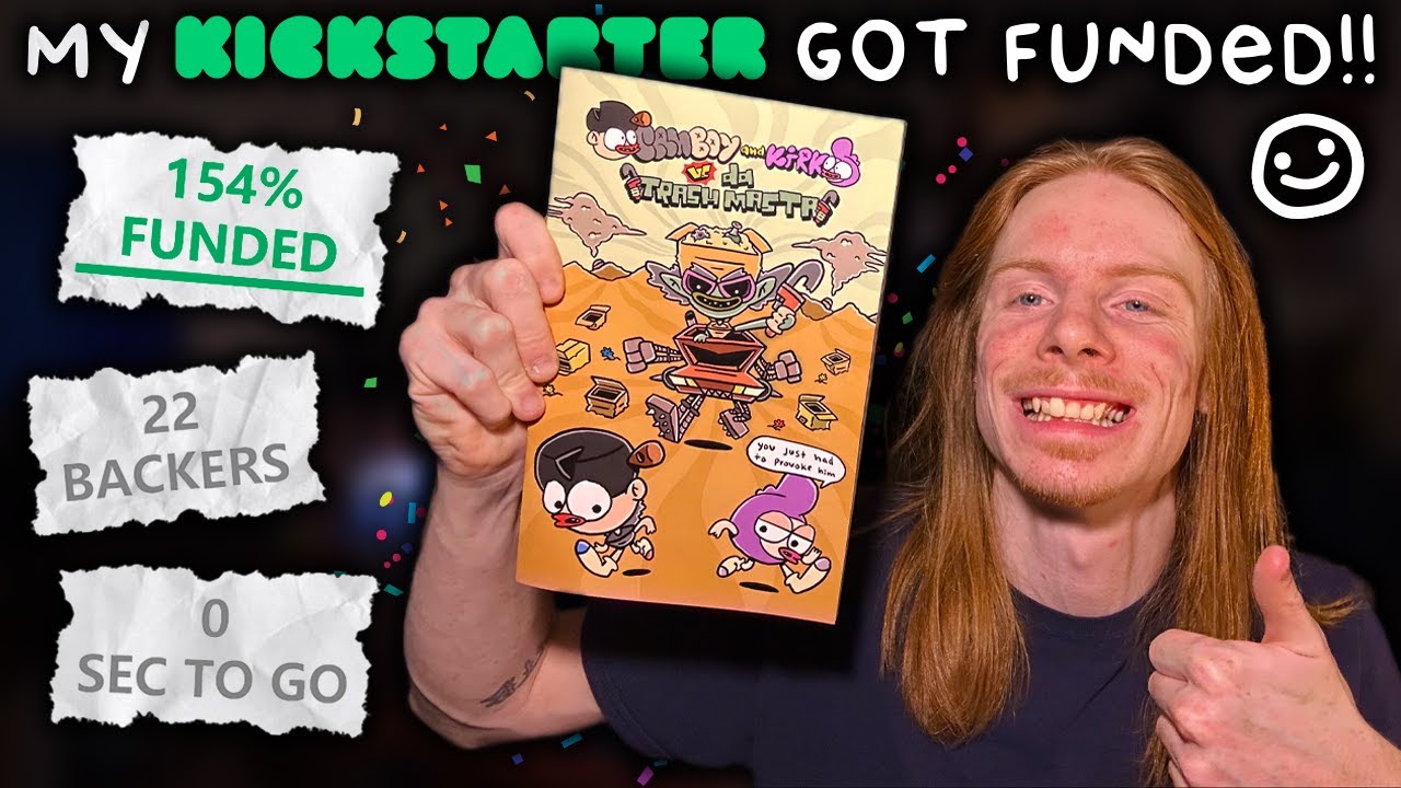 My Kickstarter Got Funded!! - Lessons I Learned and Book Reveal