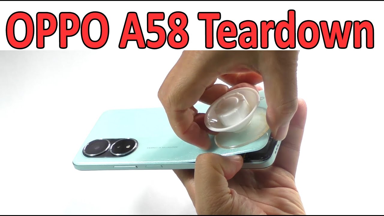 OPPO A58 Teardown - Dismantling the Puzzle: OPPO A58 Teardown - See the Smartphone's Core!