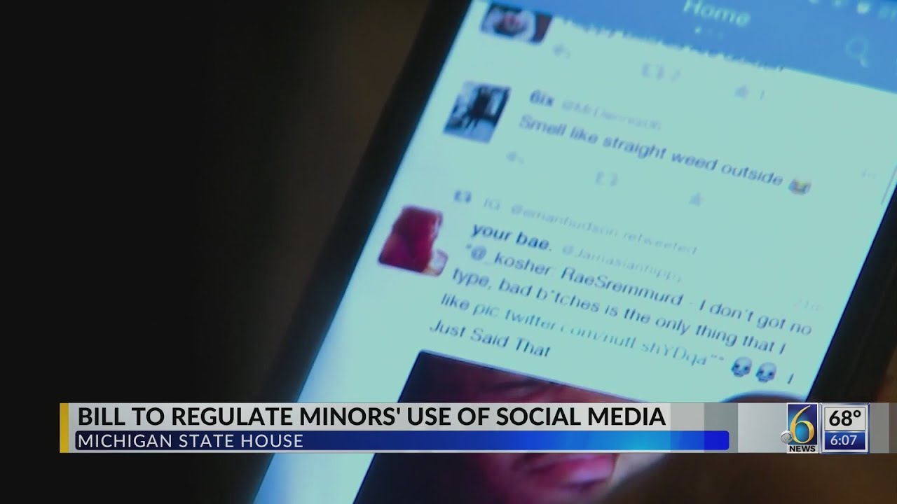 Bill to regulate minors' use of social media