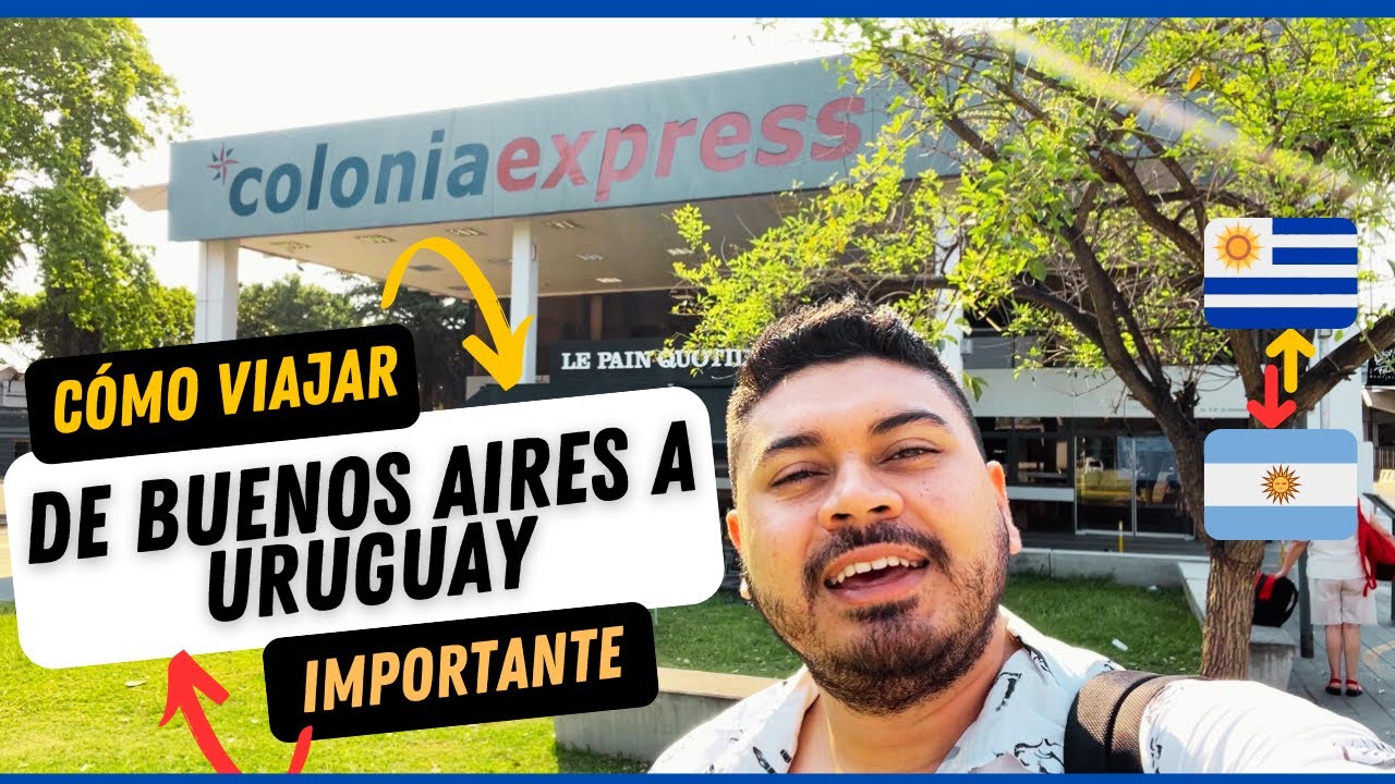 ✔¿Cómo ir de Buenos Aires a Uruguay, 🚢Viajando en Colonia Express.