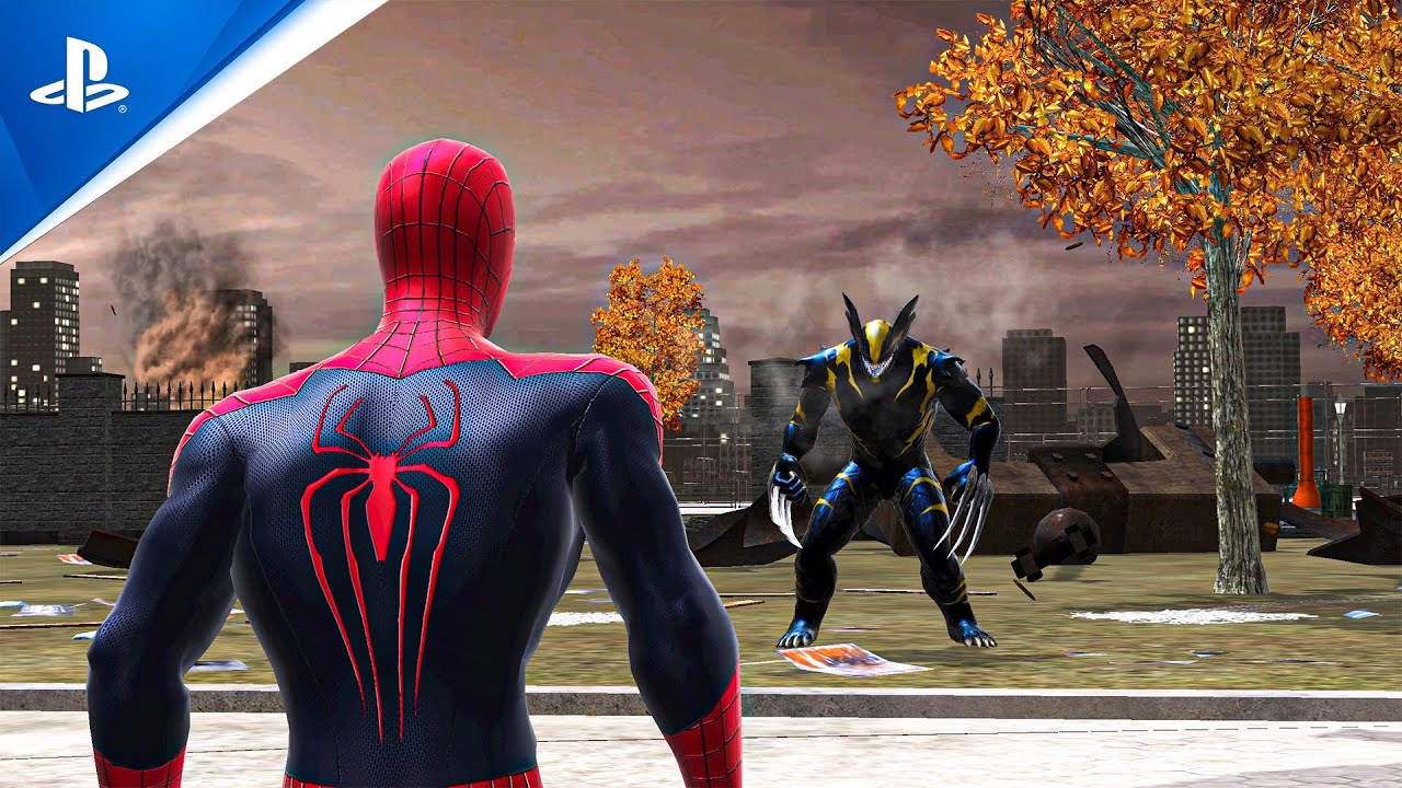 Amazing Spider-Man 2 Suit Vs Symbiote Wolverine in Spider-Man Web of Shadows PC