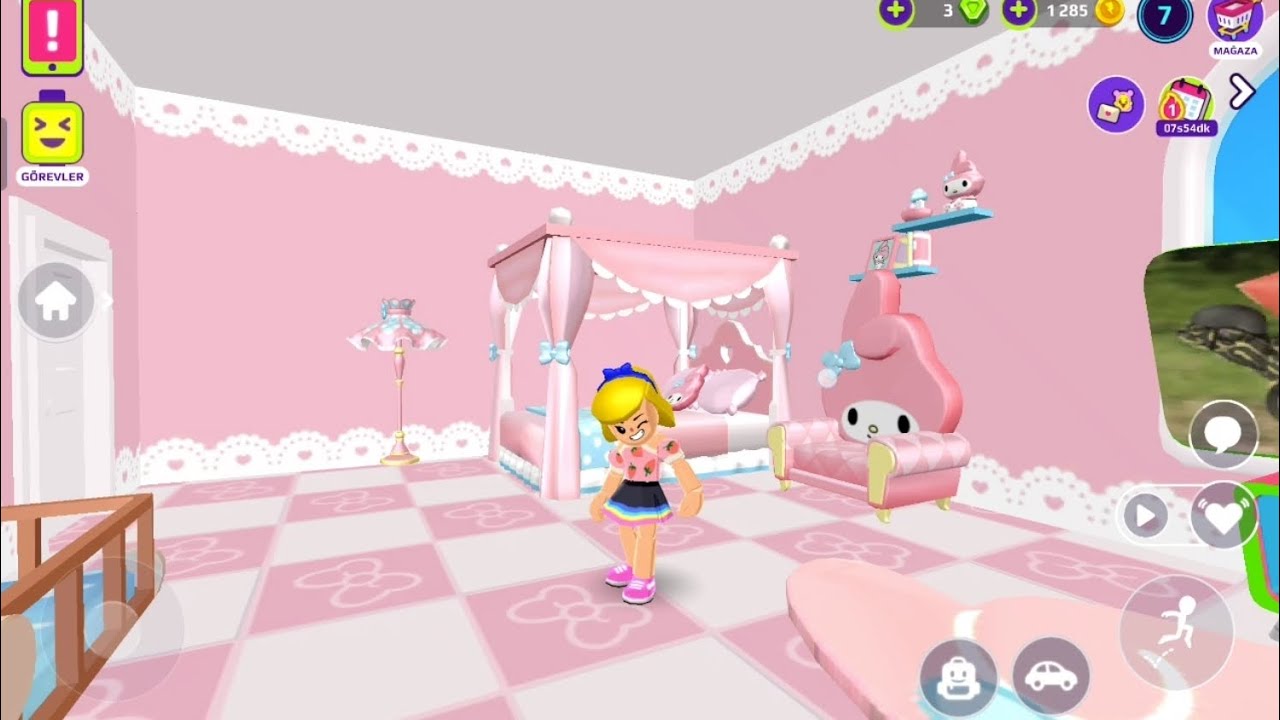 PKXD OYUNUNDAKİ MY MELODY EVİMİ GEZİYORUZ
