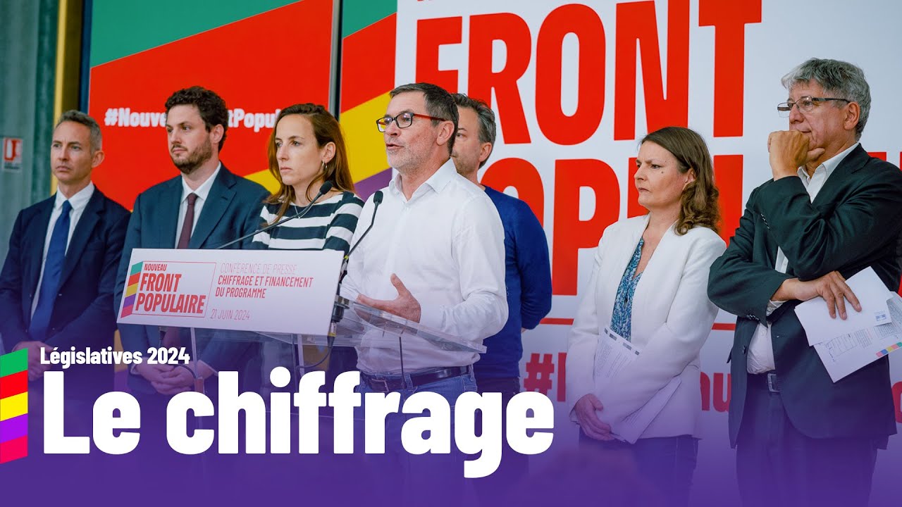 Conf&eacute;rence de presse - Chiffrage et financement du programme du Nouveau Front Populaire