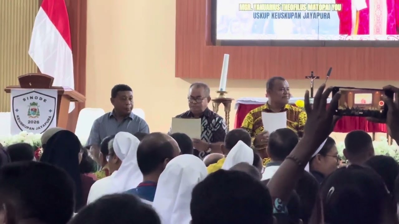 Juara Lomba Mars Keuskupan Jayapura: Pegunungan Tengah!!!! 