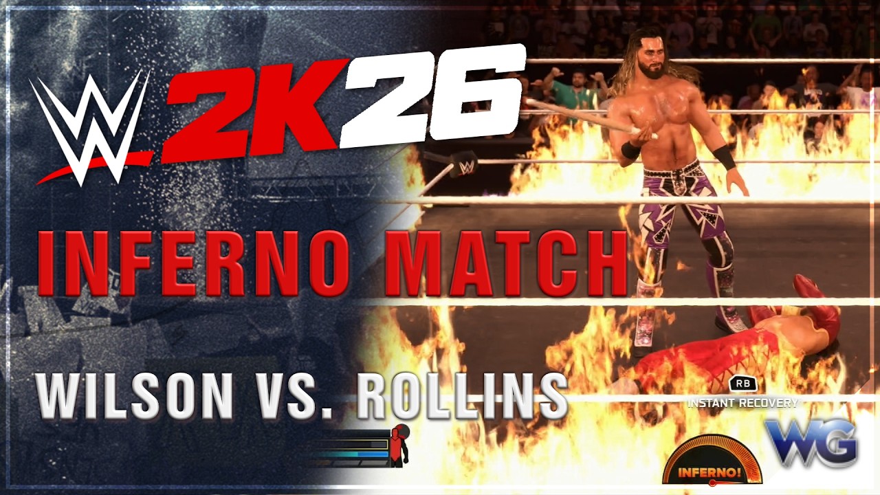 WWE 2K26 - Kit Wilson vs. Seth Rollins (Inferno Match) [WG exklusiv]