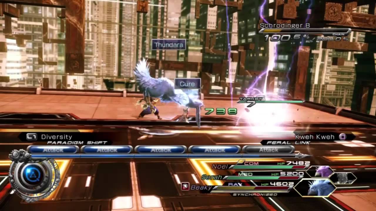 Final Fantasy XIII-2 Rare Monsters: Proto Behemoth
