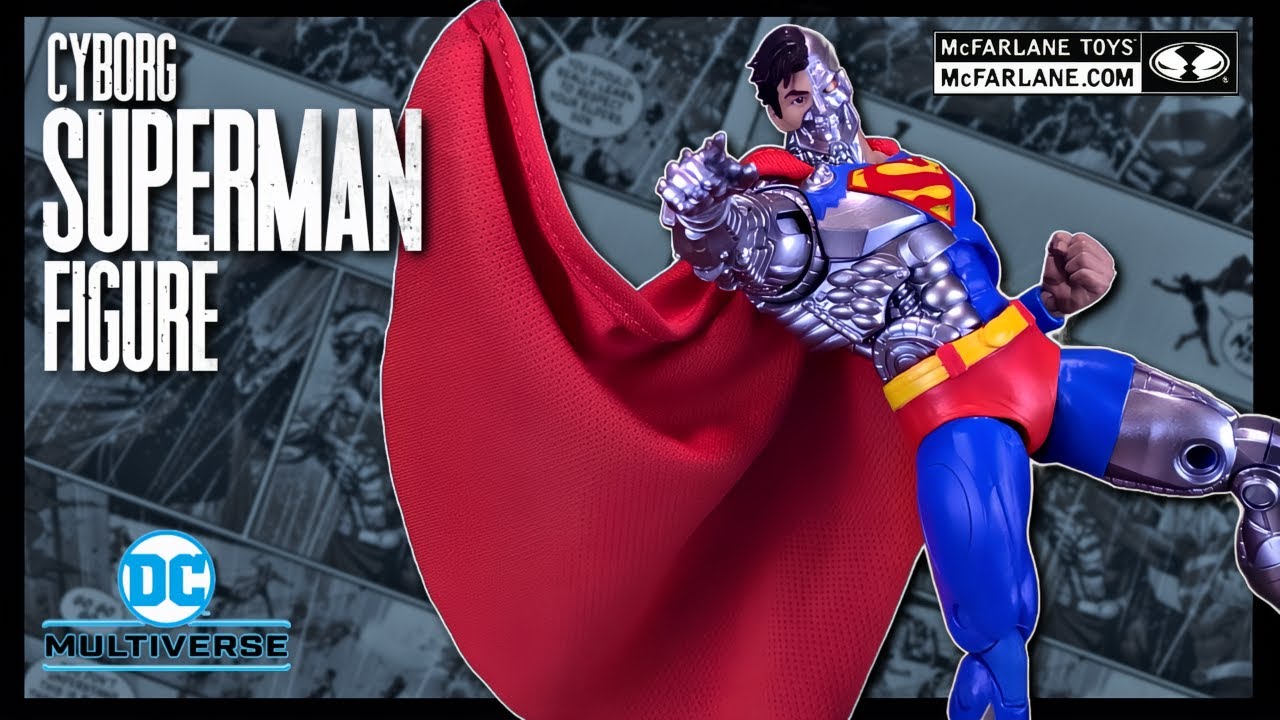 McFarlane Toys DC Multiverse Revenge of the Green Lanterns Cyborg Superman Review | @The Review Spot