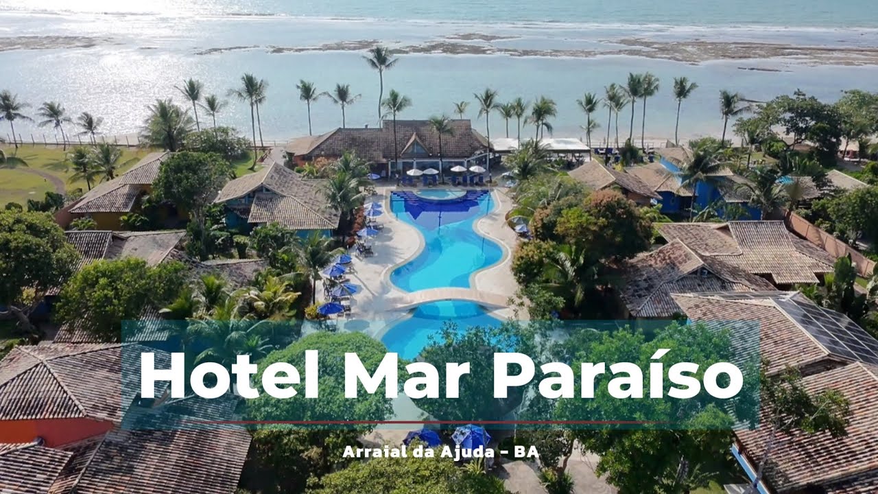 Hospedagem pé na areia em Arraial da Ajuda - Hotel Mar Paraíso