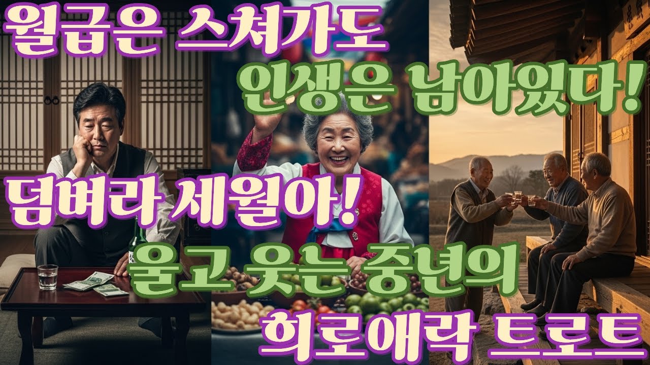 월급은 스쳐가도 인생은 남아있다! 덤벼라 세월아! | 울고 웃는 중년의 희로애락 트로트