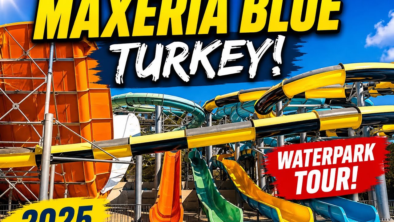 MAXERIA BLUE DIDYMA HOTEL TURKEY 2024!  POV OF SLIDES and FULL tour of hotel