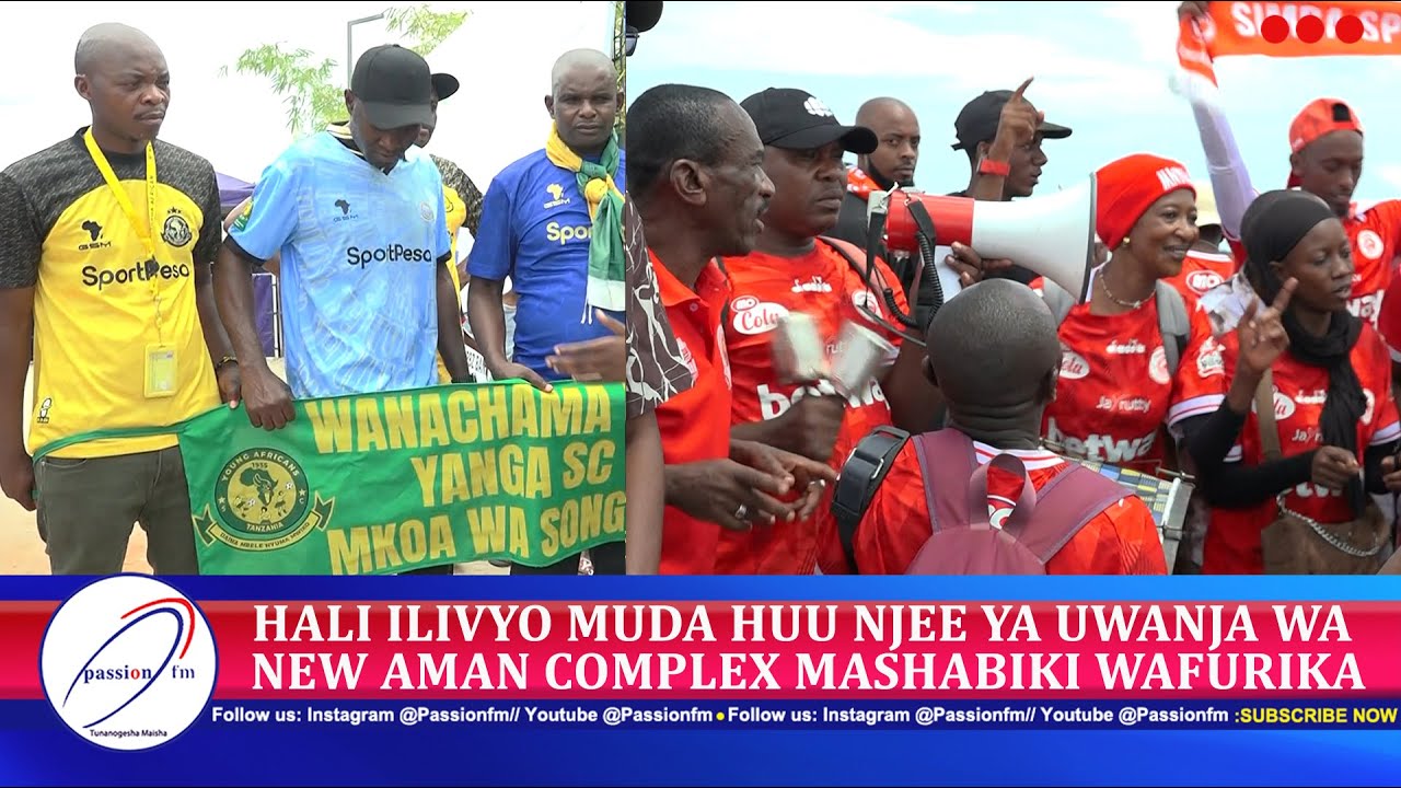 🔴#LIVE : HALI ILIVYO MUDA HUU NJEE YA UWANJA WA NEW AMAN COMPLEX MASHABIKI WAFURIKA