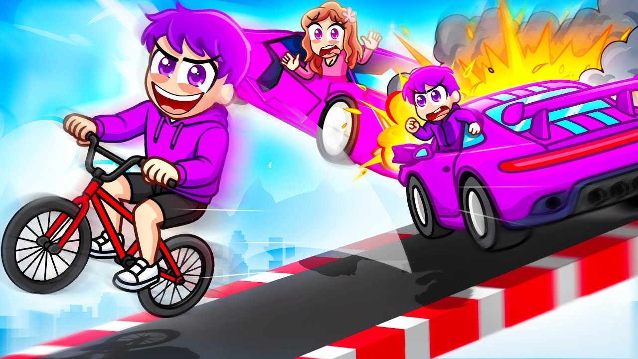BMX против СУПЕРКАРОВ в GTA 5…