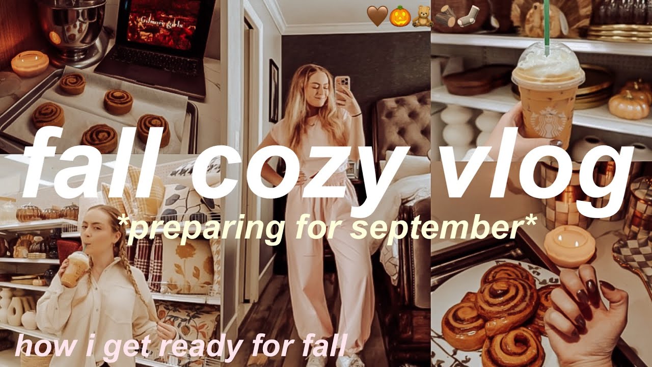 УЮТНЫЙ ВЛОГ ПОДГОТОВКИ К ОСЕННЕМУ 🧸🍂 осенняя выпечка, подготовка к сентябрю, «Девочки Гилмор», по...