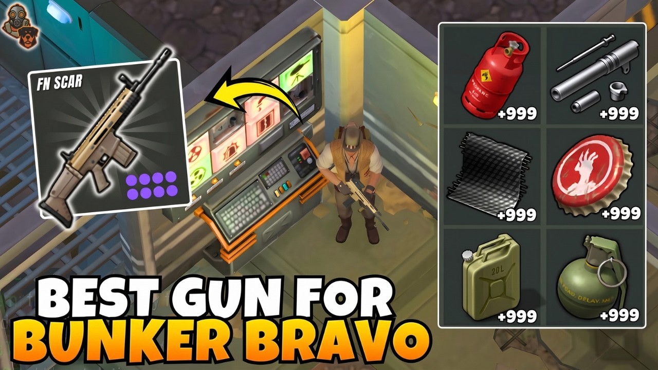 BEST FN SCAR BUILD FOR EXTREME DAMAGE | BUNKER BRAVO | LAST DAY ON EARTH (LDOE)
