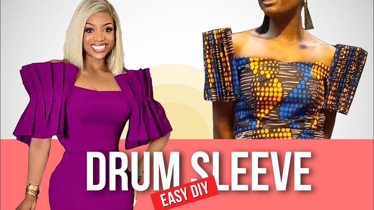 DRUM SLEEVE TUTORIAL | DIY PLEATED SLEEVE