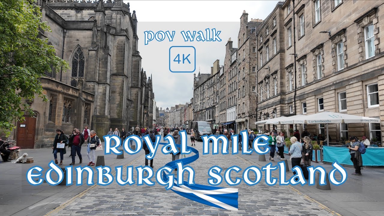Walking the Royal Mile | Edinburgh Scotland 4K POV