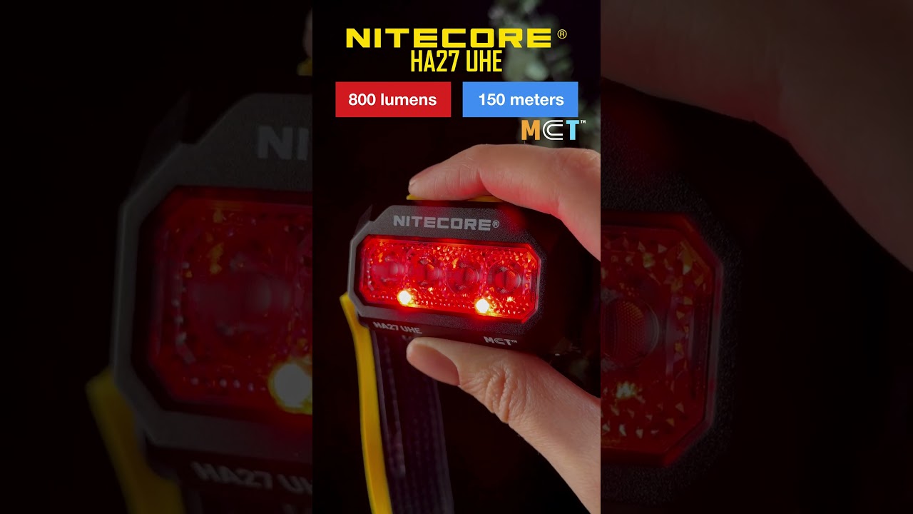 Налобний ліхтар Nitecore HA27 UHE MCT
