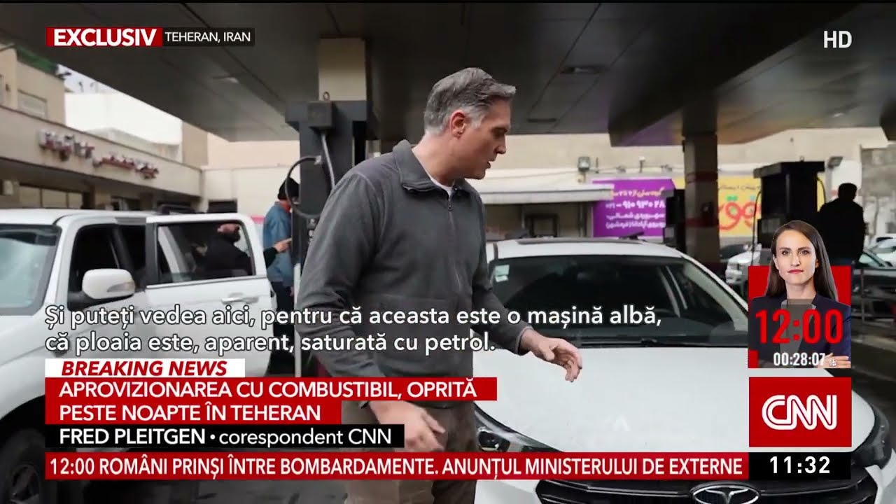 Locuitorii din Teheran stau la cozi pentru combustibil