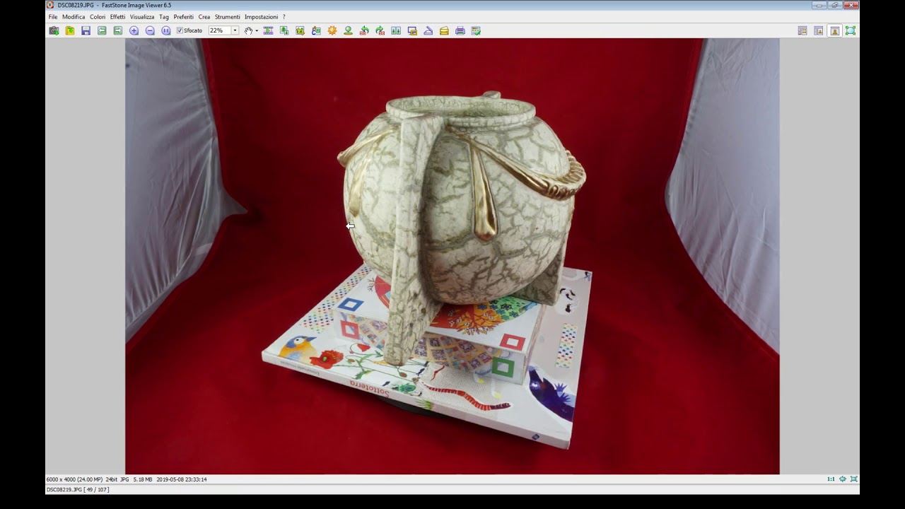 PARTE 1-MODELLO 3D DI UN OGGETTO REALIZZATO CON METASHAPE