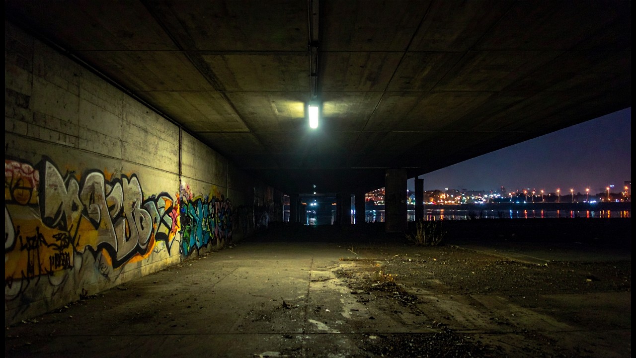 [Urban Silence] Under the Overpass. Midnight Minimal Jazz Melting into the Night Air