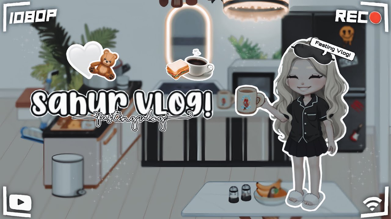 Sahur Vlog! ~aesthetic~ *not voiced🔇* ~Fasting Vlog!~ *short vid* || Yoya time 🌎🕯️🕌