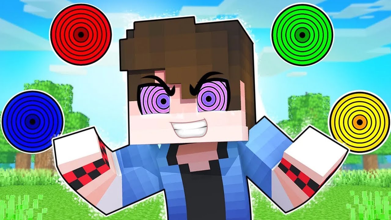 O NINJA COM TODOS os RINNEGAN no MINECRAFT NARUTO