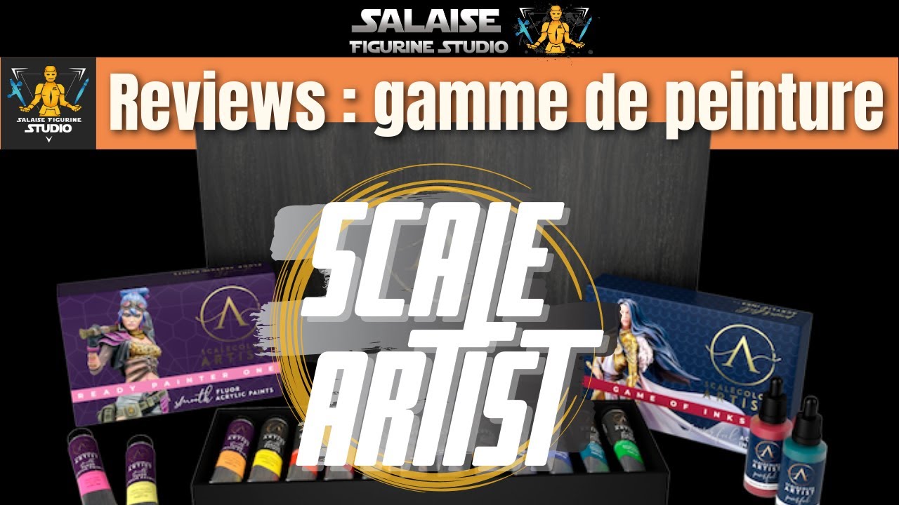 Review gamme de peinture : Scale artist, scale 75