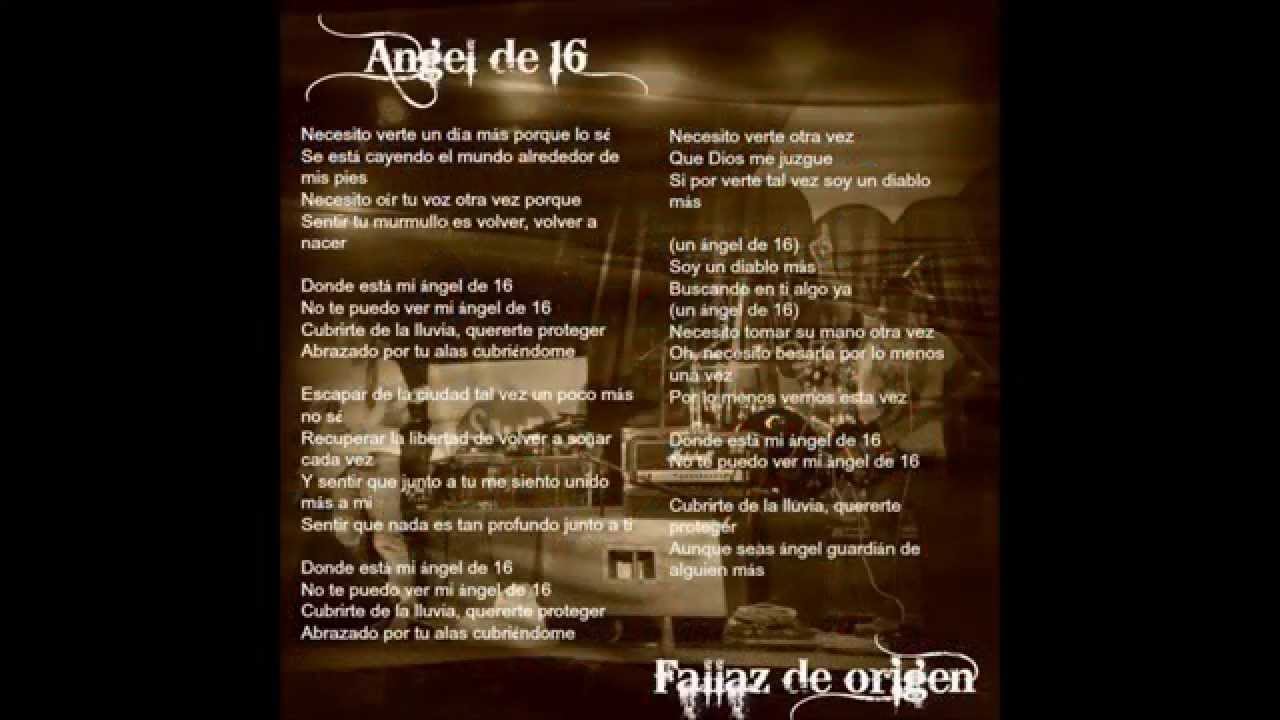 Angel de 16 - Fallaz de origen