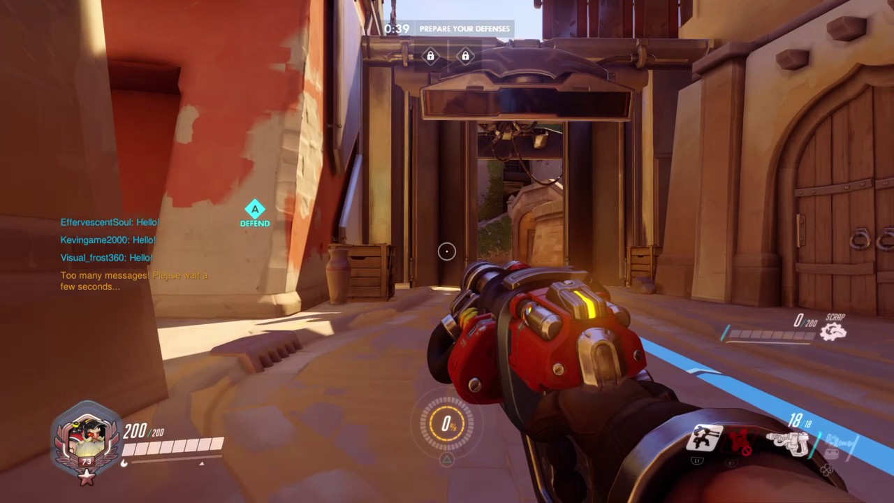 Overwatch Trobjorn and Symmetra interaction