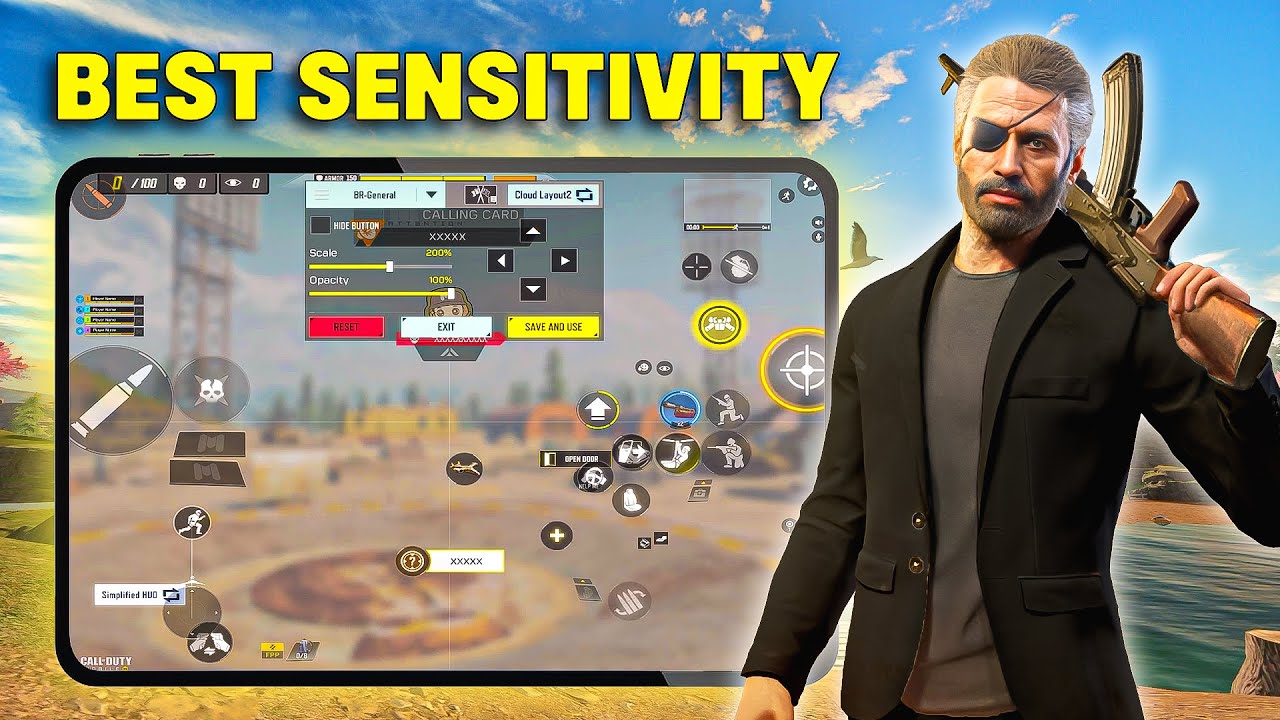 BEST 6 FINGER HUD + SENSITIVITY 👌🏻 in CALL OF DUTY MOBILE