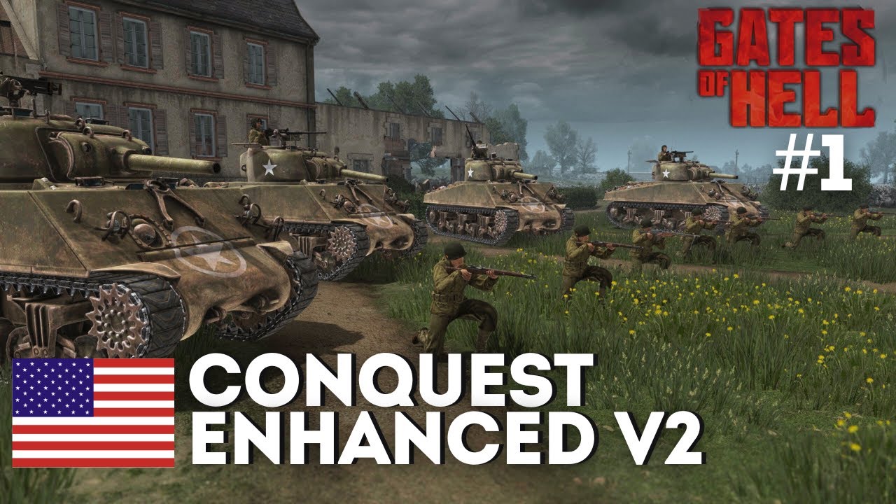 Gates of Hell | Conquest Enhanced V2 | USA | Hardcore | Day 1
