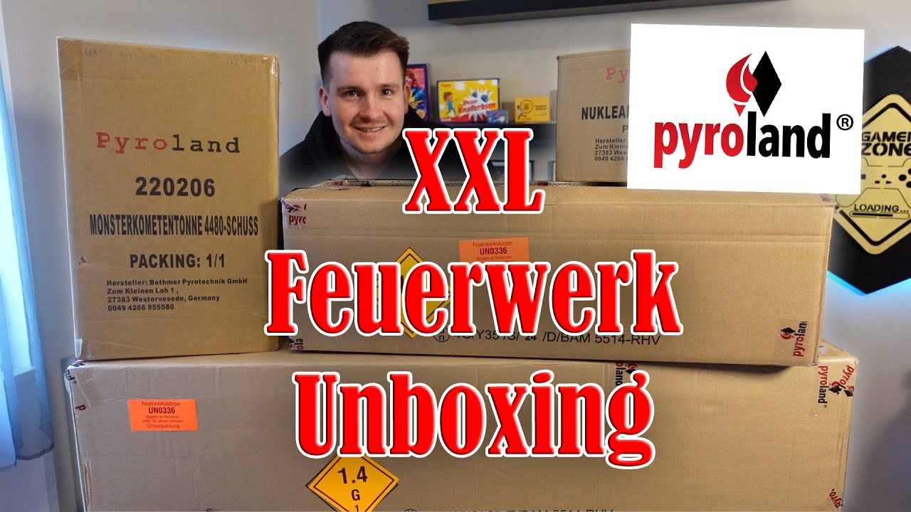 XXL Feuerwerk Unboxing Pyroland 2025 | Silvester 2025/2026 [FULL HD]