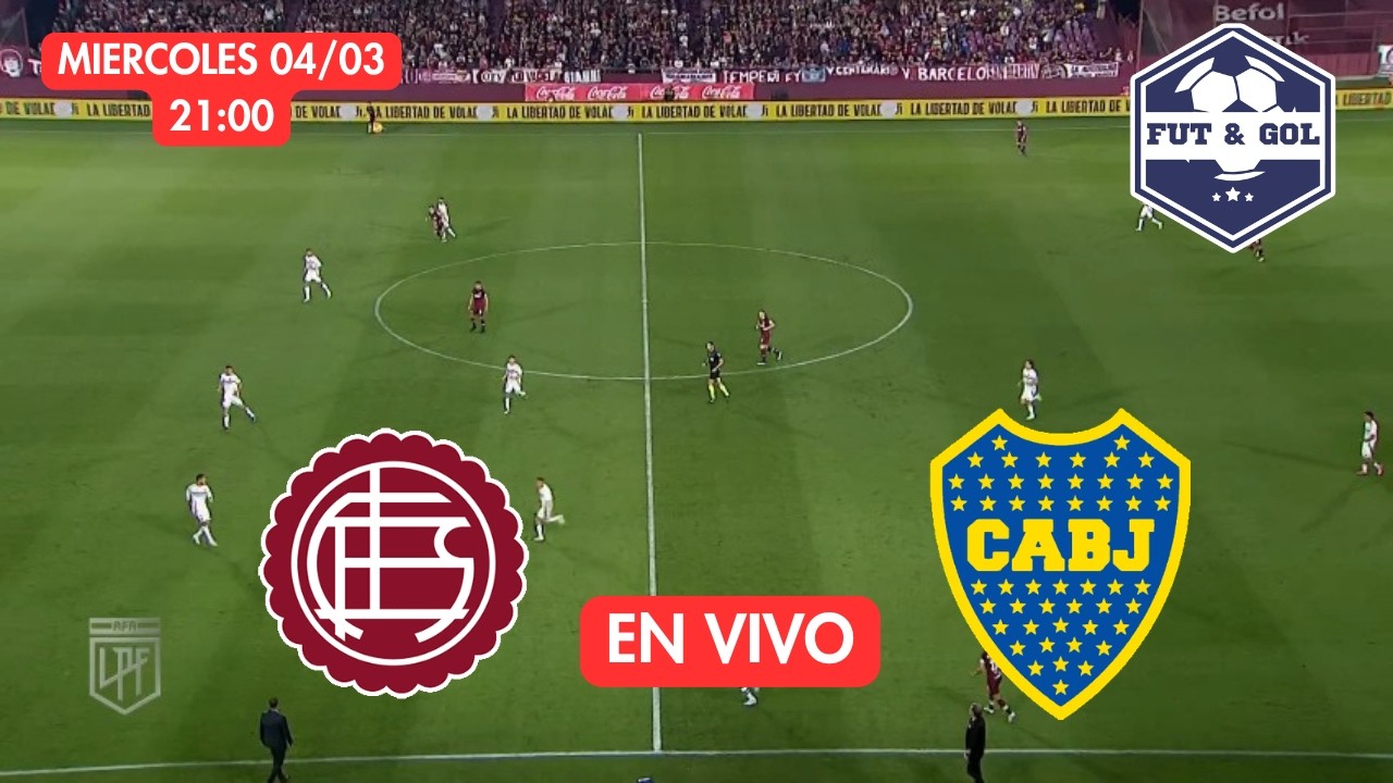 🔴 LANUS - BOCA EN VIVO | FUT AND GOL - TORNEO APERTURA FECHA 7